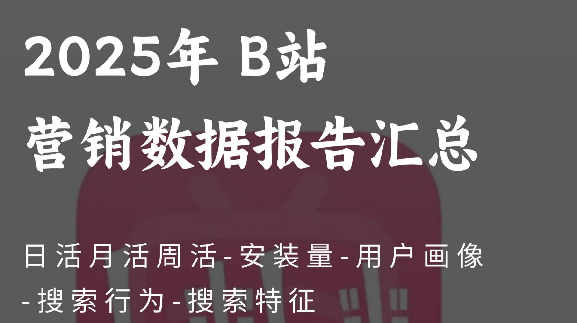 B站2026年AI搜索GEO&SEO协议优化方案:用户生态与搜索行为研究日活月活报告